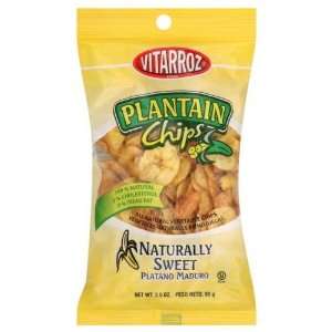 Vitarr oz, Chip Plantain Swt, 3.5 OZ Grocery & Gourmet Food