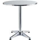 LexMod Pool Modern Round Aluminum Outdoor Table