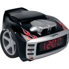  Hot Wheels Snore Slammer Alarm Clock Radio Red/Black (Refurbished