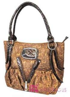 New Designer Inspired GLITTER SIGNATURE G Snakeskin Tote Purse Bag 