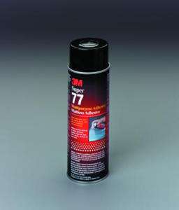 3M 77 SPRAY ADHESIVE 24 fl oz.   1 case of 12 cans  