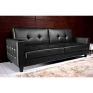 DHP Rome Sofa Bed Black at 