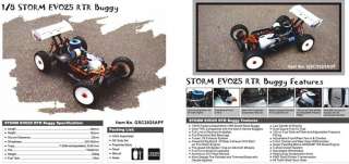 GS Racing Storm Evo .25 1/8 RC Nitro Buggy  