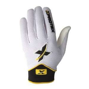    Xprotex Mens Lyte White/Black Batting Glove: Sports & Outdoors