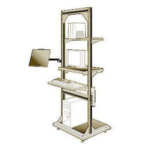  Computer Multi Purpose Stand   32Wx27Dx85H Beige 