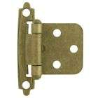 self close antique brass cabinet hinges flush overlay expedited