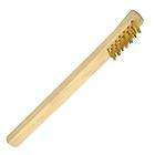 pc brass mini wire brush clean dirt stains rust