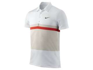  Federer Smash Stripe Mens Tennis Polo Shirt