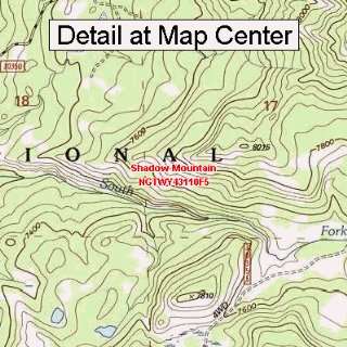   Map   Shadow Mountain, Wyoming (Folded/Waterproof)