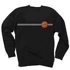 Santa Cruz Classic Dot Crew Neck Sweatshirt Black