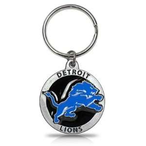  NFL Detroit Lions Logo Metal Key Chain, Official Licensed 