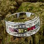   Charming Mixed Colorful Topaz Jewelry Gemstones Gems Silver Ring