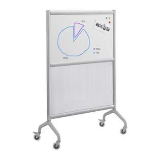 Safco Products Rumba Screen Magnetic Whiteboard with Polycarbonate 