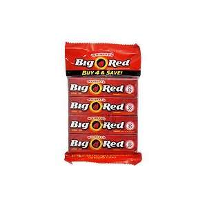  Big Red Gum Pack   Cinnamon Flavored Chewing Gum, 4 pk 