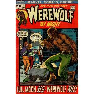  Werewolf By Night #1 Books