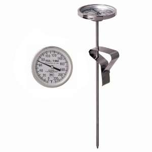  Tel Tru GT100R Deep Fry Fat/Candy Thermometer, 1 3/4 inch 