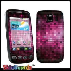   Black Vinyl Case Decal Skin To Cover Your LG OPTIMUS S LS670  