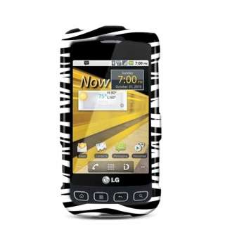 For LG Optimus S/Optimus U/Optimus V/LS670 2D Case Zebra Black White 
