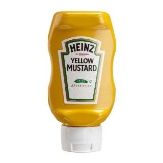 Heinz Mustard, 12 Ounce Upside Down Grocery & Gourmet Food