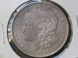   Morgan Dollar Lady Liberty with Eagle in back of coin sliver  
