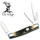 folders elk ridge stockman knife bone handle