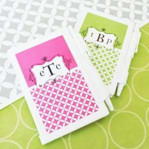  Mod Monogram Personalized Notebook Favors Toys & Games