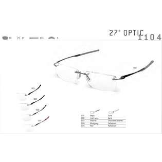   1104 Eyeglasses   002 Light grey Temples / Dark Frame, Eyeglasses
