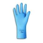 AnsellPro ANS 255 7   Fishscale Grip Latex Gloves, Sky Blue, Small