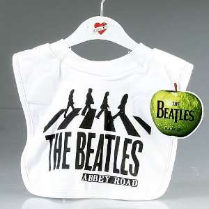  The Beatles Abbey Road Bib ~ White: Baby