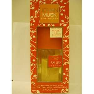   Jovan Musk for Women   Cologne Concentrate Spray   1.5 Fl Oz Beauty