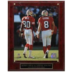  San Francisco 49ers #8 Steve Young and #80 Jerry Rice 10.5 