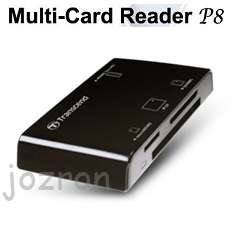 Transcend USB Card Reader P8 Adapter CF SD MMC M2 Duo B  