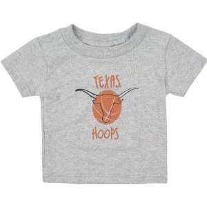   Texas Longhorns Grey Infant Driveway Hoops T Shirt