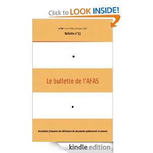 33  2008   Bulletin n°33   AFAS (French Edition): Association 