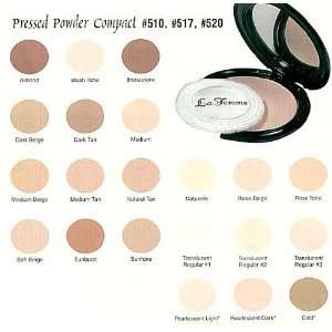 La Femme Pressed Powder Compact, Almond