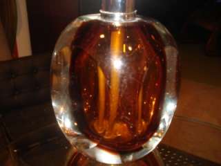 SUPER CHUNKY MURANO GLASS LAMP MID CENTURY MODERN  