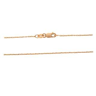 14KT ROSE GOLD   16 0.8 MM. RASO NECKLACE GOLD CHAIN  
