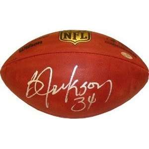  Bo Jackson Autographed/Hand Signed Official NFL New Duke 