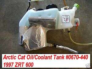 Arctic Cat Snowmobile Oil Coolant Tank # 0670 440 used  