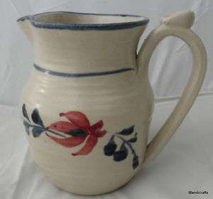   CHAPPELLE SIGNED Art Pottery PITCHER JUG Canada Madoc Ontario  