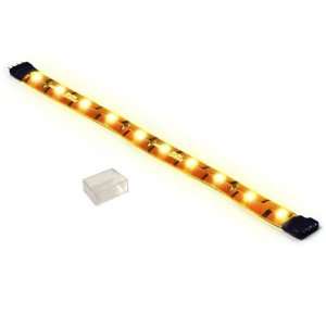 12 in. Section   24 Volt High Output LED Tape Light   Yellow   FlexTec 