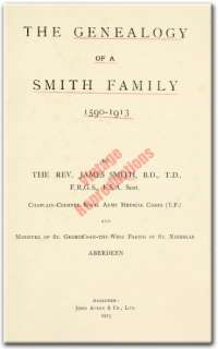 SMITH Family Name {1590 1913} Tree History Genealogy Biography ~ Book 