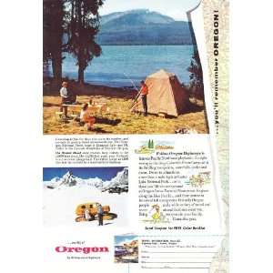  1957 Ad Oregon Camping Vintage Travel Print Ad Everything 