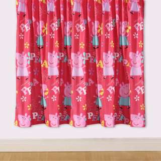 PEPPA PIG ADORABLE 66 x 72 CURTAINS NEW SEALED  