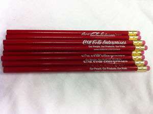 10 VINTAGE COCA COLA ENTERPRISES PENCILS NNS  