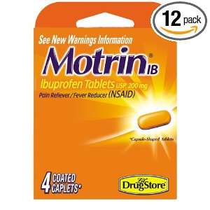  Lil Drugstore Products Mortrin Ib, 4 Count (Pack of 12 