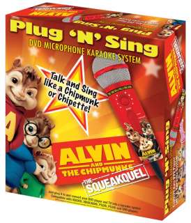   Alvinizer Alvin & The Chipmunks Plug N Sing Microphone with DVD