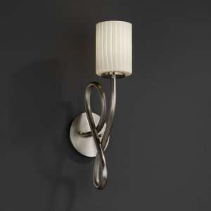 Capellini Fusion One Light Wall Sconce Shade Option Hour Glass, Shade 