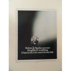  Sylvania blue dot, print ad (flashcube.) Orinigal Magazine 