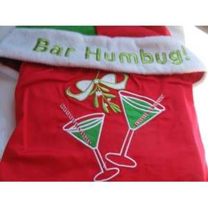  Santas Bar Humbug Apron and Hat Set